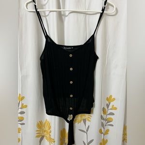 SHEIN Tie Front Tank Top
